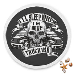 Beach Blanket Camionneurs Couverture Couverture Plage Couverture Plage Ronde Beach Blanket Custom Made