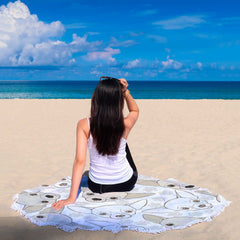 Couverture Plage Ronde Chihuahua