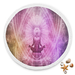 Chakra Couverture Plage Couverture Plage Ronde Serviette Plage Yoga Beach Blanket Custom Made