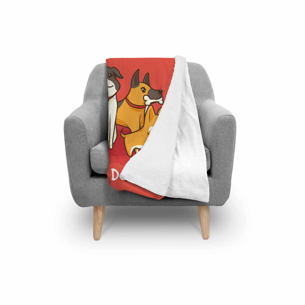 Chien Couverture Blanket Custom Made