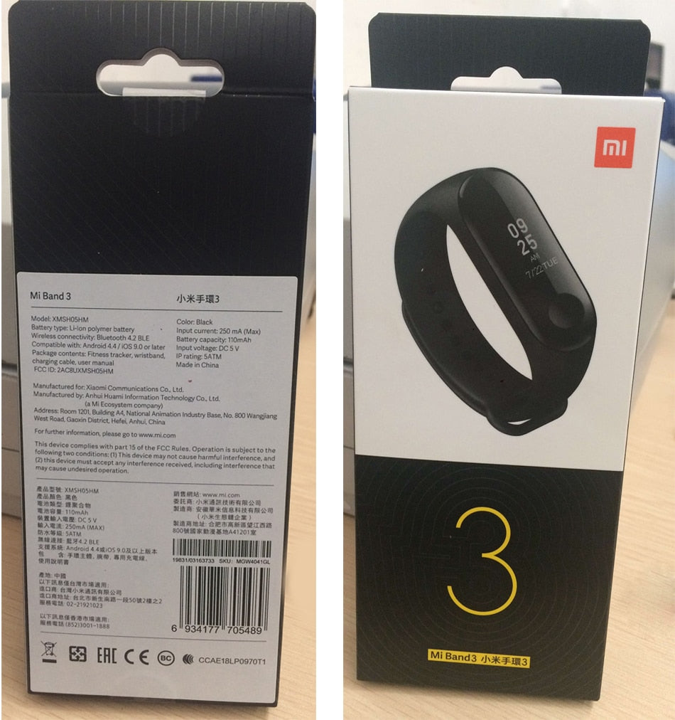Xiaomi Mi Band 3 - SmartWatch Tracker