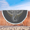 Image of Couverture De Plage Ronde Elephant Beach Blanket Custom Made