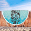 Image of Couverture De Plage Ronde Fishing Life Pecheur Beach Blanket Custom Made