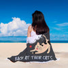 Image of Cats Chat Couverture De Plage Ronde Meow Miaou Beach Blanket Custom Made