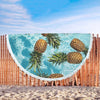 Image of Ananas Ananas Design Couverture Ananas Couverture Plage Couverture Plage Ronde Beach Blanket Custom Made