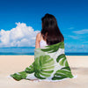 Image of Couverture Plage Couverture Ronde Nénuphare Plage Plante Verte Beach Blanket Custom Made