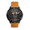 Image of Mens 40Mm / Brown Amour Du Chien Animaux Chien Coeur Les Montres Fantaisies Watch Custom Made