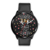 Image of Mens 40Mm / Black Amour Du Chien Animaux Chien Coeur Les Montres Fantaisies Watch Custom Made