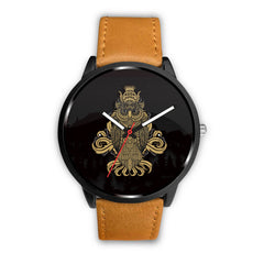 Mens 40Mm / Brown Animaux Hiboux Les Montres Fantaisies Montre Montre Aiguille Fantaisie Watch Custom Made