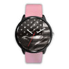 Image of Mens 40Mm / Pink Americain Amerique Ameriue Drapeaux Les Montres Fantaisies Watch Custom Made