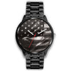 Image of Mens 40Mm / Metal Link Americain Amerique Ameriue Drapeaux Les Montres Fantaisies Watch Custom Made