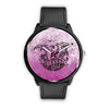 Image of Mens 40Mm / Black Clerver Girl Dinosaure Girly Les Montres Fantaisies Montre Watch Custom Made