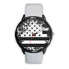 Image of Mens 40Mm / White Drapeau Etoile Les Montres Fantaisies Montre Montre Aiguille Fantaisie Watch Custom Made