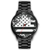 Image of Mens 40Mm / Metal Link Drapeau Etoile Les Montres Fantaisies Montre Montre Aiguille Fantaisie Watch Custom Made