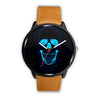 Image of Mens 40Mm / Brown Blue Skull Crane Led Crane Led Skull Les Montres Fantaisies Watch Custom Made