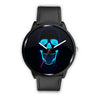 Image of Mens 40Mm / Black Blue Skull Crane Led Crane Led Skull Les Montres Fantaisies Watch Custom Made