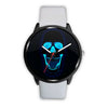 Image of Mens 40Mm / White Blue Skull Crane Led Crane Led Skull Les Montres Fantaisies Watch Custom Made