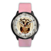 Image of Mens 40Mm / Pink Animaux Hibou Les Montres Fantaisies Montre Montre Aiguille Fantaisie Watch Custom Made