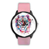 Image of Mens 40Mm / Pink Animaux Les Montres Fantaisies Montre Montre Aiguille Fantaisie Montre Bague Fantaisie Watch Custom Made