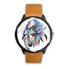 Image of Mens 40Mm / Brown Animaux Cheval Indien Les Montres Fantaisies Montre Watch Custom Made