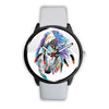 Image of Mens 40Mm / White Animaux Cheval Indien Les Montres Fantaisies Montre Watch Custom Made