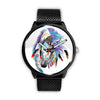 Image of Mens 40Mm / Pink Animaux Cheval Indien Les Montres Fantaisies Montre Watch Custom Made