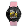 Image of Mens 40Mm / Pink 1776 America Les Montres Fantaisies Lifestyle Live Free Or Die Watch Custom Made