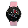 Image of Mens 40Mm / Pink Arizona Cardinals Les Montres Fantaisies Montre Montre Aiguille Fantaisie Watch Custom Made