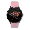 Image of Mens 40Mm / Pink Bengals Cincinnati Les Montres Fantaisies Montre Montre Aiguille Fantaisie Watch Custom Made