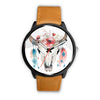 Image of Mens 40Mm / Brown Animaux Buffle Indien Les Montres Fantaisies Montre Watch Custom Made