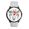 Image of Mens 40Mm / White Animaux Buffle Indien Les Montres Fantaisies Montre Watch Custom Made