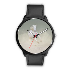 Mens 40Mm / Black Animaux Cheval Les Montres Fantaisies Montre Montre Aiguille Fantaisie Watch Custom Made