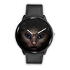 Image of Mens 40Mm / Black Animaux Chat Les Montres Fantaisies Montre Montre Aiguille Fantaisie Watch Custom Made