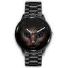 Image of Mens 40Mm / Metal Link Animaux Chat Les Montres Fantaisies Montre Montre Aiguille Fantaisie Watch Custom Made