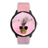 Image of Mens 40Mm / Pink Ananas Fashion Girly Les Montres Fantaisies Montre Watch Custom Made