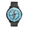 Image of Mens 40Mm / Black Chaussure Fashion Girly Leopard Les Montres Fantaisies Watch Custom Made