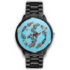 Image of Mens 40Mm / White Chaussure Fashion Girly Leopard Les Montres Fantaisies Watch Custom Made