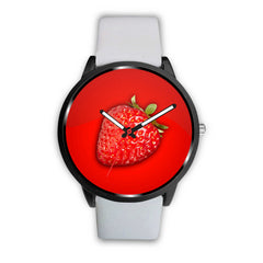 Mens 40Mm / White Fashion Fraise Fruit Girly Les Montres Fantaisies Watch Custom Made