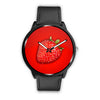 Image of Mens 40Mm / Black Fashion Fraise Fruit Girly Les Montres Fantaisies Watch Custom Made