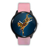 Image of Mens 40Mm / Pink Animaux Chat Les Montres Fantaisies Montre Montre Aiguille Fantaisie Watch Custom Made