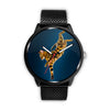 Image of Mens 40Mm / Metal Mesh Animaux Chat Les Montres Fantaisies Montre Montre Aiguille Fantaisie Watch Custom Made