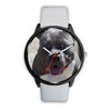 Image of Mens 40Mm / White Animaux Chien Les Montres Fantaisies Montre Montre Aiguille Fantaisie Watch Custom Made