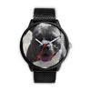 Image of Mens 40Mm / Pink Animaux Chien Les Montres Fantaisies Montre Montre Aiguille Fantaisie Watch Custom Made