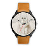 Image of Mens 40Mm / Brown Animaux Chat Les Montres Fantaisies Montre Montre Aiguille Fantaisie Watch Custom Made