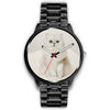 Image of Mens 40Mm / Metal Link Animaux Chat Les Montres Fantaisies Montre Montre Aiguille Fantaisie Watch Custom Made