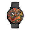 Image of Mens 40Mm / Black Design Designer Graffiti Les Montres Fantaisies Lifestyle Watch Custom Made