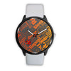 Image of Mens 40Mm / White Design Designer Graffiti Les Montres Fantaisies Lifestyle Watch Custom Made