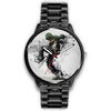 Image of Mens 40Mm / Metal Link Art Dance Design Graffiti Les Montres Fantaisies Watch Custom Made