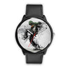 Image of Mens 40Mm / Black Art Dance Design Graffiti Les Montres Fantaisies Watch Custom Made