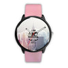 Image of Mens 40Mm / Pink Heros Les Montres Fantaisies Lifestyle Montre Montre Aiguille Fantaisie Watch Custom Made